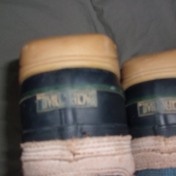 size 10 womens shoes rubber rain work boots blue ten gently used - Picture 5 of 6